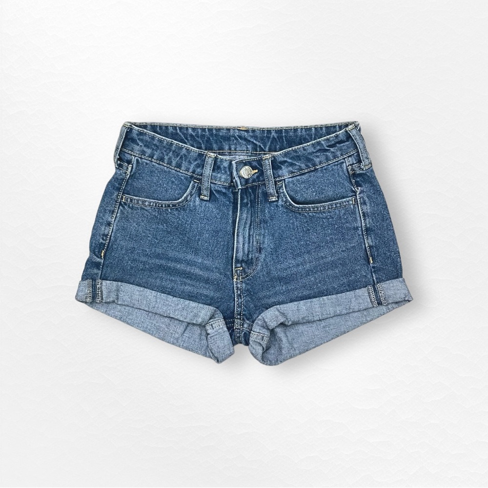&Denim H&M Cuffed Regular Waist Mom Shorts